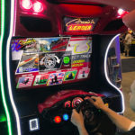 Crusin Blast Racing Video Game simulator rental San Jose from Arcade Party Rental