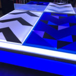 Customized LED Ping Pong Table Arcade Party Rental