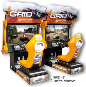 Grid Racing Video Arcade Game