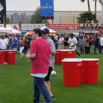 Giant Beer Pong During Event Rental San Jose Earthquakes