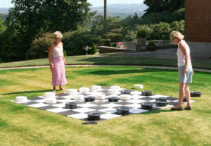 Giant Checkers Game
