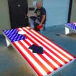 Giant LED corn hole1 Bean Bag Toss picnic outdoor game