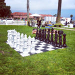 Giant Mega Chess lawn Arcade Party Rental at Marina Green San Francisco Fort Mason