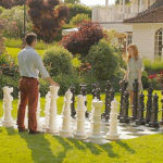 Giant Mega Chess lawn games for rent San Francisco Bay Area