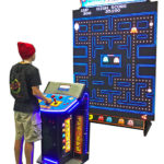 Giant Pac man and Galaga arcade game for Rent delivered by Arcade Party Rental