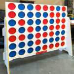 Giant XL Connect 4 Customized Branding Arcade Party Rental
