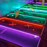 LED 9 18 Hole Mini golf game rental Moscone San Francisco