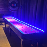 LED Glowing Shuffle board Arcade Game rental San Francisco California