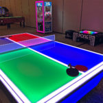 LED Lighted Glow Ping Pong Crane Arcade Game Rental