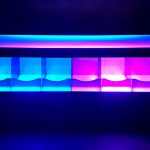 LED Glowing Table available for rent from Arcade Party Rental in Las Vegas and Los Angeles