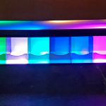 LED Glowing Table for rent from Arcade Party Rental San Francisco California