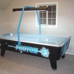 Photon Dynamo Air Hockey available for rent from Arcade Party Rental in San Francisco