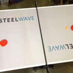 Rented Table Tennis Customized with Corporate Logo from Arcade Party Rental