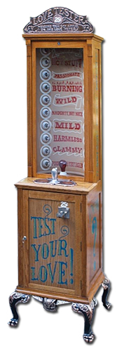Love Tester Machine Rental  Vintage amusement machine rental