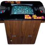 Ms. Pac-Man Classic Cocktail Table Arcade Game available for rental in San Francisco and Bay Area
