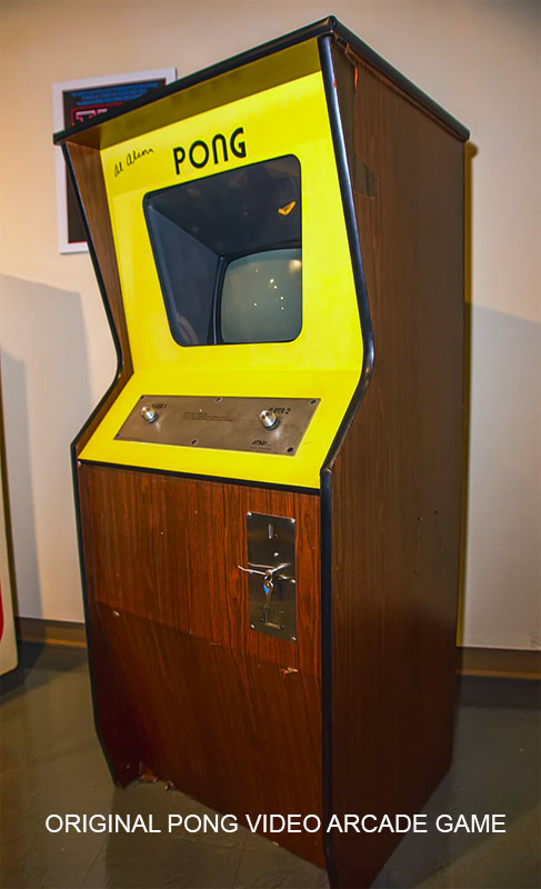 Pin Button Badge Ø25mm 1" Retro Game Arcade Game Vintage Jeu Vidéo Pong Atari 