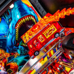 Stern Deadpool Pinball playfield detail rent Arcade Party Rental