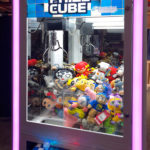 Claw Prize Cube Crane Machine ready for Arcade Party Rental event