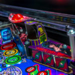 Elvira pinball machine from Stern pinball office rentals San Jose Bay Area