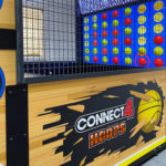 Giant Connect four hoops Arcade Game Graphics Detail for Trade Convention rent