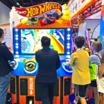 Hot Wheels 6 player driving arcade game Las Vegas tradeshow rental