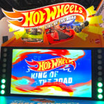 Hot Wheels 6 player driving racing arcade game tradeshow Las Vegas rental