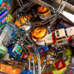 Jurassic Park pinball detailed image of the playfield rental