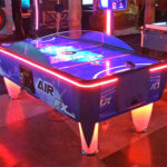LED Glow Air Hockey Arcade Game Arcade Party Rental San Jose Bay Area California