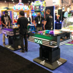 LED pong arcade game company rental