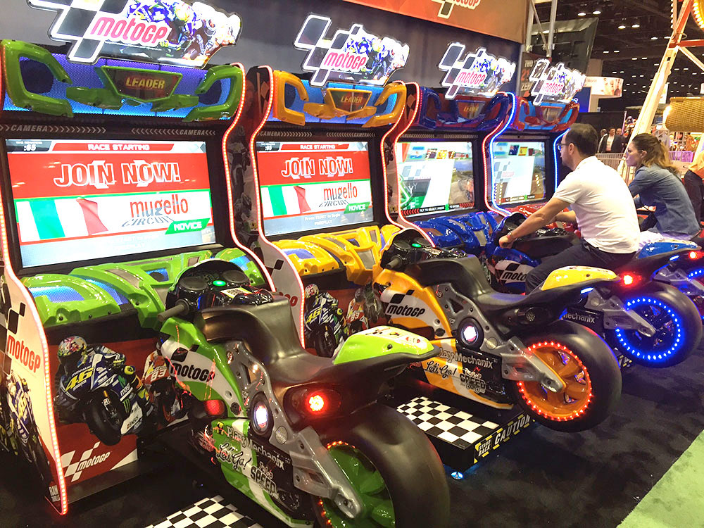 Moto GP é o novo brinquedo de corrida no Game Station