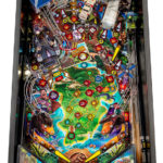 New Jurassic Park pinball game from Stern Pinball rental Moscone Convention Center San Francisco