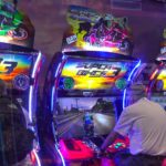 Super Bike motorcycle arcade game San Francisco Bay Area rent