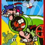 Classic Mario Bros 80s arcade party rental sideart