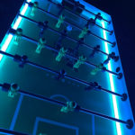 Commercial 4-payer LED Tornado Foosball Arcade Game Adjustable Lights for Rent