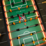 Commercial 4-player LED Valley Tornado Foosball Table Made in USA Arcade Party Rental