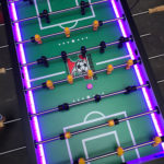 Commercial 4-player LED Valley Tornado Foosball Table Colorful Changing Lights Rental San Francisco California