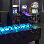 LED Glow Tornado Foosball at Rental event San Francisco Nevada