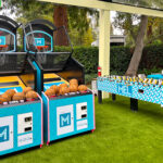 Bat Mitzvah San Jose custom basketball and giant foosball from Arcade Party Rental