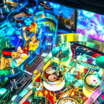 JJP Guns and Roses Pinball Machine corporate event leasing by Arcade Party Rental Los Angeles Las Vegas