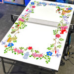 Ping Pong table customized for Bar Mitzvah event in Los Angeles Arcade Party Rental