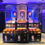 San Francisco Warriors custom NBA Hoops Basketball from Arcade Event Rental