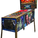Halloween pinball machine from Spooky Pinball for rent Arcade Party Rental