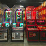Two Minute Drill Football games at holiday party event from Arcade Party Rental Los Angeles