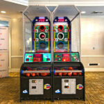 Two Minute Drill arcade games ready for event action and play Arcade Party Rental San Francisco