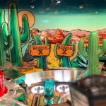 Cactus Canyon Remake pinball machine available for rent from new sculptures cactus Arcade Party Rental Los Angeles