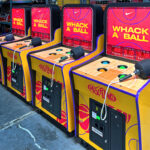 Customized Whack a Mole arcade game for Nike Whack a Ball event in Los Angeles by Arcade Party Rental