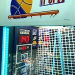 Hoop it up basketball arcade game with LED lights Arcade Party Rental