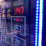 Interactive basketball arcade game from Arcade Party Rental