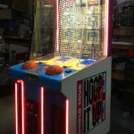 LED Hoop it up basketball interactive arcade game with selectable LED lights from Arcade Party Rental