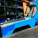 Skeeball Arcade Game Custom Branded for a Corporate Event in San Francisco Arcade Party Rental